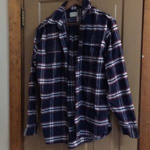 Navy flannel